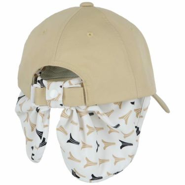 ルコック Le coq sportif　レディース 日除け付き キャップ QGCXJC03W BG00 ベージュ　2024年モデル 詳細2