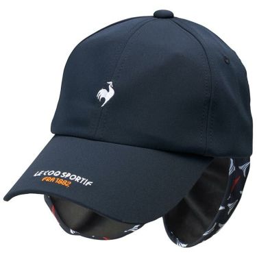 ルコック Le coq sportif　レディース 日除け付き キャップ QGCXJC03W NV00 ネイビー　2024年モデル ネイビー（NV00）