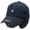 ルコック Le coq sportif　レディース 日除け付き キャップ QGCXJC03W NV00 ネイビー　2024年モデル ネイビー（NV00）