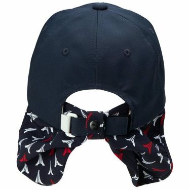 ルコック Le coq sportif　レディース 日除け付き キャップ QGCXJC03W NV00 ネイビー　2024年モデル 詳細2