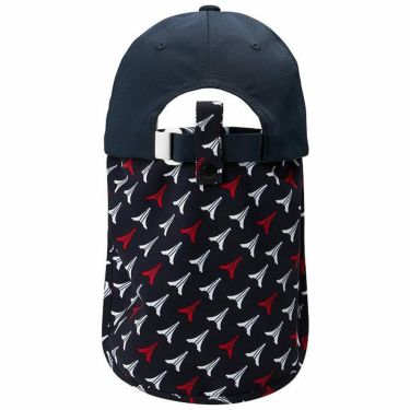 ルコック Le coq sportif　レディース 日除け付き キャップ QGCXJC03W NV00 ネイビー　2024年モデル 詳細3