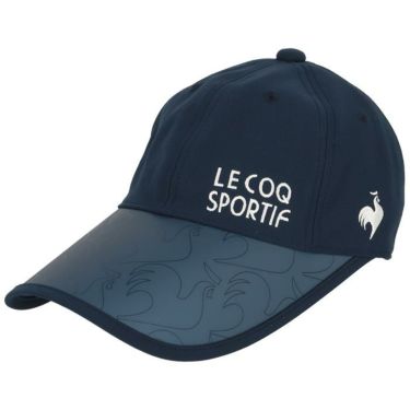 ルコック Le coq sportif　レディース つば広 UVセル キャップ QGCXJC05 NV00 ネイビー　2024年モデル ネイビー（NV00）