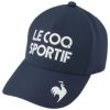 ルコック Le coq sportif　レディース 撥水 ストレッチ 防風 レインキャップ QGCXJC30 NV00 ネイビー　2024年モデル ネイビー（NV00）
