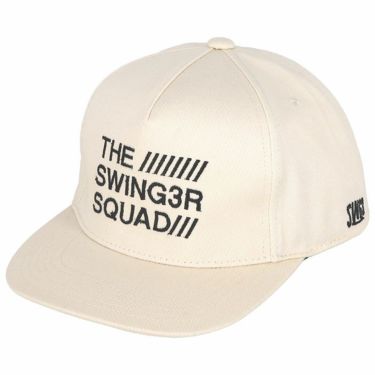 ザ スウィンガー THE SWINGGGR　メンズ ロゴ刺繍 キャップ 0124-SWG-AC002 OWH オフホワイト　2024年モデル オフホワイト（OWH）