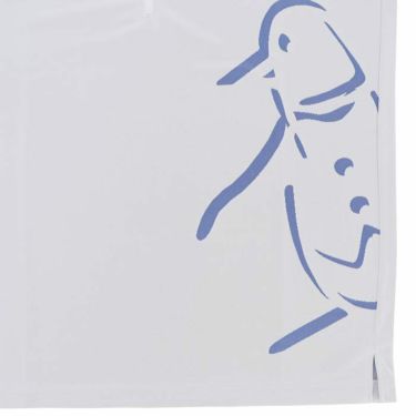 マンシングウェア Munsingwear　メンズ ペンギンモチーフ ジャカード ストレッチ 半袖 ハーフジップシャツ MGMXJA09　2024年モデル 詳細5