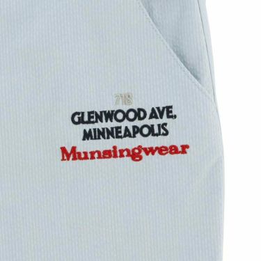 マンシングウェア Munsingwear　レディース サッカーストライプ柄 クーリング 8分丈 パンツ MGWXJD07　2024年モデル 詳細6