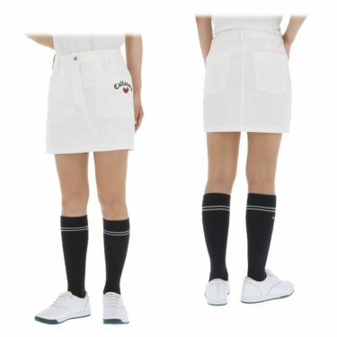 キャロウェイ Callaway　レディース ラブキャロウェイ ストレッチ ツイル スカート C24128220　2024年モデル 詳細2