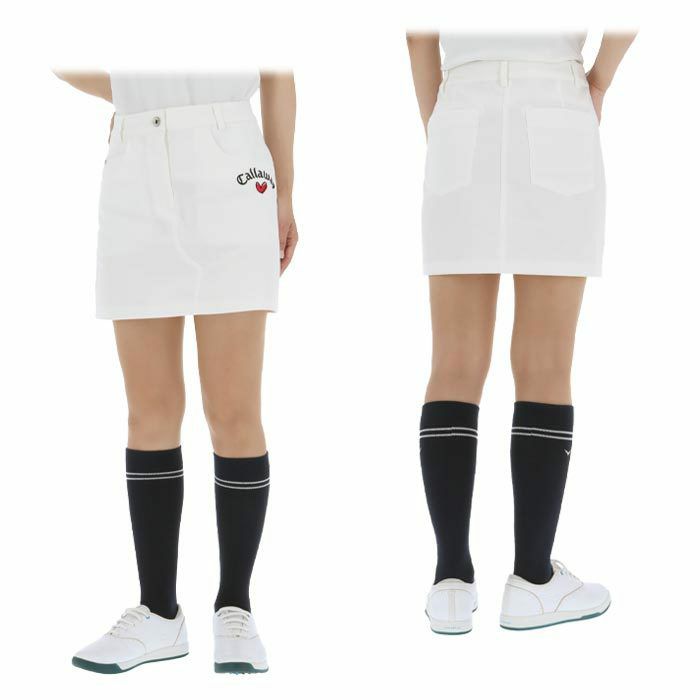 キャロウェイ Callaway　レディース ラブキャロウェイ ストレッチ ツイル スカート C24128220　2024年モデル 詳細2