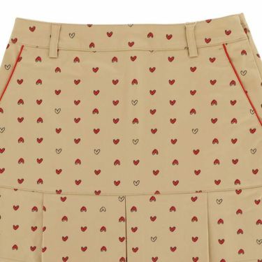 キャロウェイ Callaway　レディース ラブキャロウェイ ハートプリント 総柄 裾プリーツ スカート C24128222　2024年モデル 詳細3