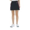 チャンピオンゴルフ ChampionGOLF　レディース 配色切替 ジャージー素材 メッシュレイヤード ロゴプリント インナーパンツ一体型 スカート CW-ZG203　2024年モデル ネイビー（370）