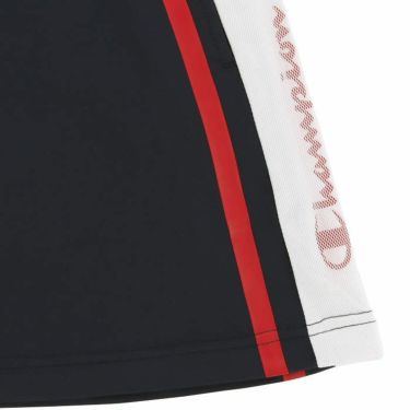 チャンピオンゴルフ ChampionGOLF　レディース 配色切替 ジャージー素材 メッシュレイヤード ロゴプリント インナーパンツ一体型 スカート CW-ZG203　2024年モデル 詳細5