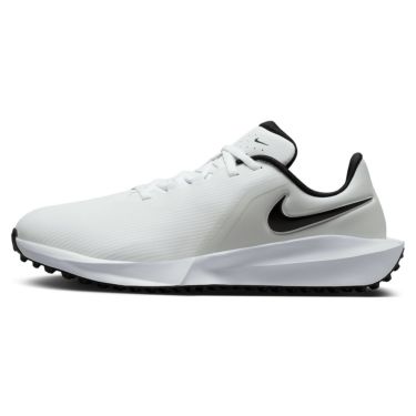 ナイキ NIKE　インフィニティ ゴルフ ネクスト ネイチャー スパイクレス ゴルフシューズ FN0565 100　2024年モデル　ホワイト/プラチナム/ブラック