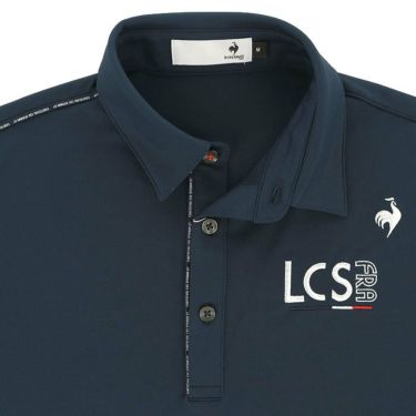 ルコック Le coq sportif　メンズ ロゴデザイン ワッペン 半袖 ポロシャツ QGMXJA02　2024年モデル 詳細3