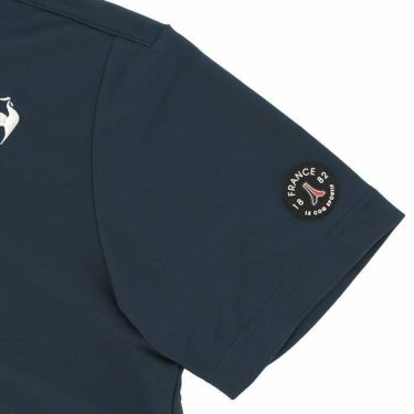 ルコック Le coq sportif　メンズ ロゴデザイン ワッペン 半袖 ポロシャツ QGMXJA02　2024年モデル 詳細4