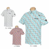 ルコック Le coq sportif　メンズ ロゴ刺繍 エッフェル塔柄 半袖 ポロシャツ QGMXJA05　2024年モデル 詳細1