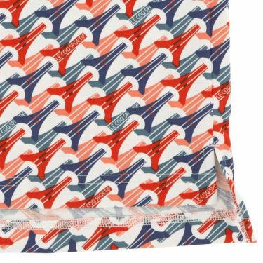 ルコック Le coq sportif　メンズ ロゴ刺繍 エッフェル塔柄 半袖 ポロシャツ QGMXJA05　2024年モデル 詳細5