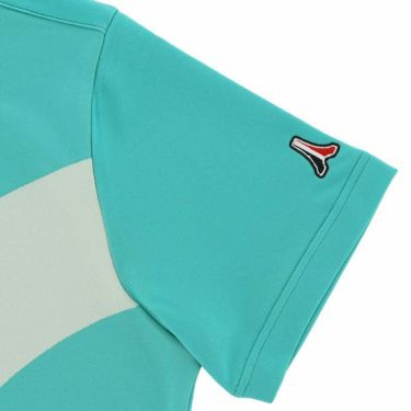ルコック Le coq sportif　メンズ ロゴジャガード 半袖 ポロシャツ QGMXJA09　2024年モデル 詳細5