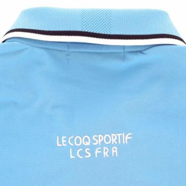 ルコック Le coq sportif　メンズ ロゴ刺繍 ワッペン 半袖 ポロシャツ QGMXJA17　2024年モデル 詳細5