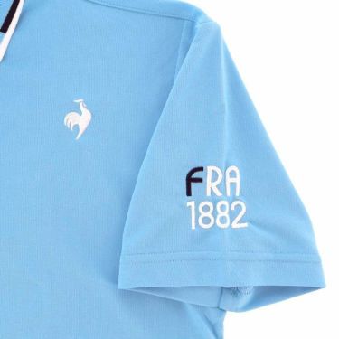 ルコック Le coq sportif　メンズ ロゴ刺繍 ワッペン 半袖 ポロシャツ QGMXJA17　2024年モデル 詳細6