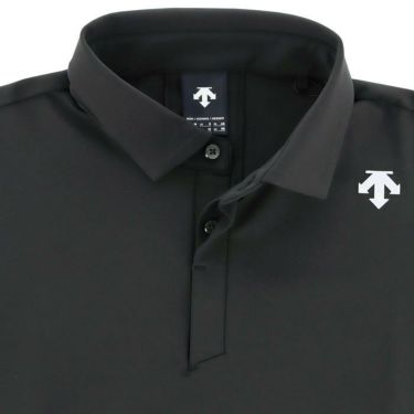 デサントゴルフ DESCENTE GOLF　メンズ BASIC SERIES ロゴライン切替 半袖 フライフロント ポロシャツ DGMXJA05　2024年モデル 詳細4