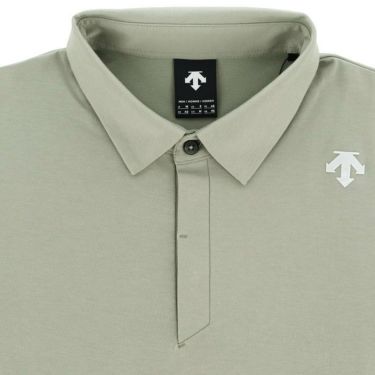 デサントゴルフ DESCENTE GOLF　メンズ サイド切替 ストレッチ 天竺素材 半袖 フライフロント ポロシャツ DGMXJA10　2024年モデル 詳細3