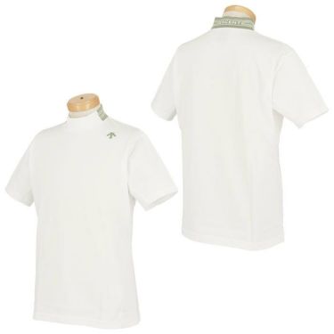 デサントゴルフ DESCENTE GOLF　メンズ UVカット ストレッチ 天竺素材 半袖 モックネックシャツ DGMXJA12　2024年モデル 詳細2