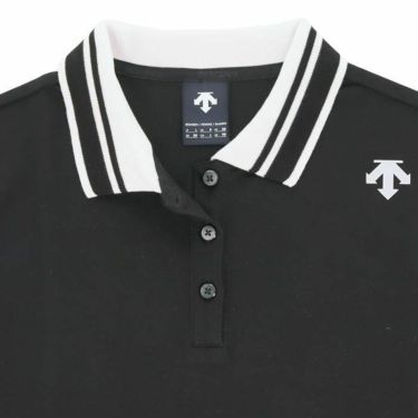 デサントゴルフ DESCENTE GOLF　レディース 配色ライン 天竺素材 UVカット 半袖 ポロシャツ DGWXJA11　2024年モデル 詳細4