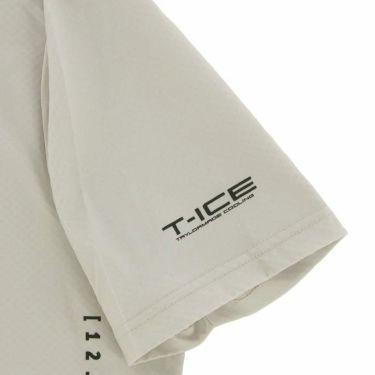 テーラーメイド TaylorMade　メンズ T-ICE カーボンモチーフ柄 クーリング 半袖 ハーフジップ ポロシャツ TL402　2024年モデル 詳細6