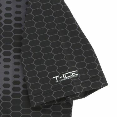 テーラーメイド TaylorMade　メンズ T-ICE グラデーション 総柄 クーリング 半袖 ポロシャツ TL403　2024年モデル 詳細6