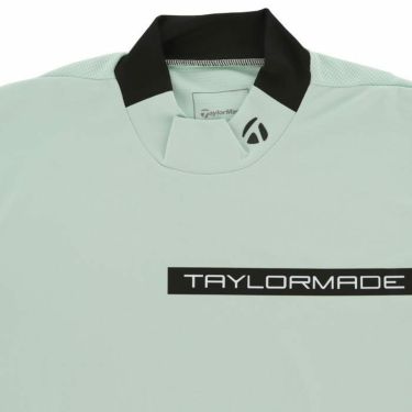 テーラーメイド TaylorMade　メンズ T-ICE メッシュ切替 クーリング 半袖 モックネックシャツ TL404　2024年モデル 詳細3