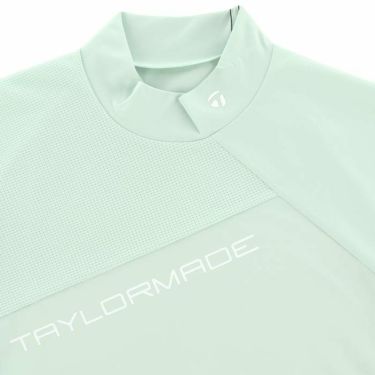 テーラーメイド TaylorMade　レディース T-ICE メッシュ切替 クーリング 半袖 モックネックシャツ TL464　2024年モデル 詳細3