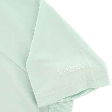 テーラーメイド TaylorMade　レディース T-ICE メッシュ切替 クーリング 半袖 モックネックシャツ TL464　2024年モデル 詳細4