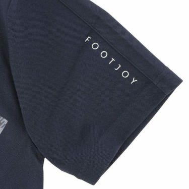 フットジョイ FootJoy　メンズ ビッグロゴプリント カモフラージュ ストレッチ 半袖 モックネックシャツ FJ-S24-S08　2024年モデル 詳細5