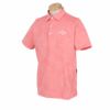 キャロウェイ Callaway　メンズ ロゴ刺繍 総柄 フラワージャガード 半袖 ポロシャツ C24134117　2024年モデル ピンク（1092）