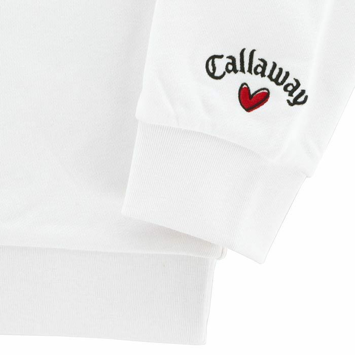 キャロウェイ Callaway　レディース ラブキャロウェイ スウェット 長袖 プルオーバー パーカー C24117220　2024年モデル 詳細5