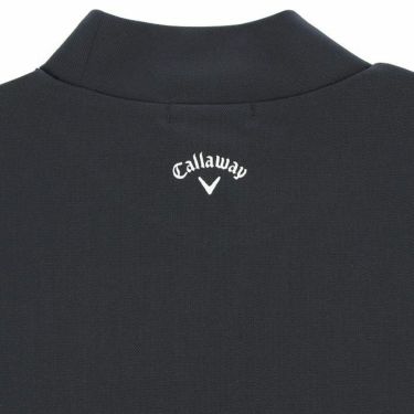 キャロウェイ Callaway　レディース 鹿の子 ロゴデザイン ストレッチ 半袖 モックネックシャツ C24134213　2024年モデル 詳細4