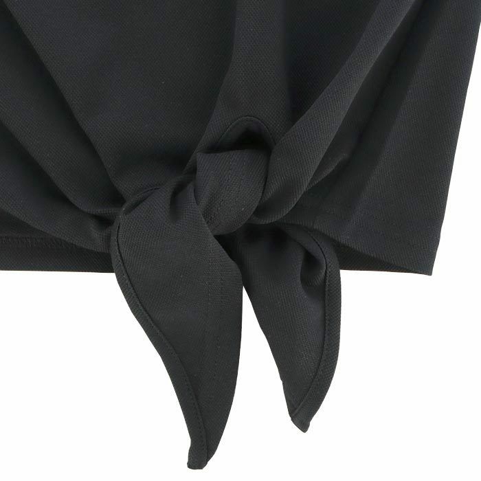 キャロウェイ Callaway　レディース 鹿の子 ロゴデザイン ストレッチ 半袖 モックネックシャツ C24134213　2024年モデル 詳細5