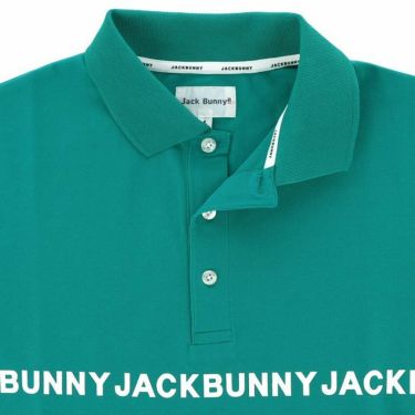 ジャックバニー Jack Bunny!!　メンズ 鹿の子 ロゴラインプリント 半袖 ポロシャツ 262-4160513　2024年モデル 詳細3