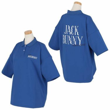 ジャックバニー Jack Bunny!!　レディース バックロゴプリント 半袖 ドルマンスリーブ ポロシャツ 263-4160518　2024年モデル 詳細2