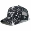 ニューエラ NEW ERA　キャップ 9FORTY A-Frame トラッカー Splash Paint スプラッシュペイント スクリプトロゴ 14109229 ネイビー　2024年モデル ネイビー（14109229）