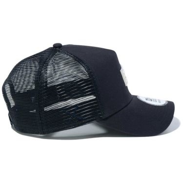 ニューエラ NEW ERA　キャップ 9FORTY A-Frame トラッカー Box Logo ボックスロゴ Metal Plate 14109242 ネイビー　2024年モデル 詳細1