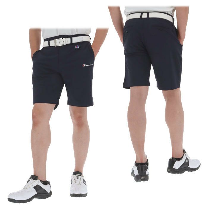 チャンピオンゴルフ ChampionGOLF　メンズ 撥水 ロゴ刺繍 ストレッチ ショートパンツ C3-ZG502　2024年モデル詳細2