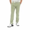 デサントゴルフ DESCENTE GOLF　メンズ ロゴデザイン スラックスパターン ストレッチ ロングパンツ DGMXJD07　2024年モデル [裾上げ対応1●] カーキ（KH00）