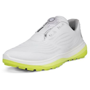 ecco エコー　LT1 BOA エルティーワン ボア　メンズ スパイクレス ゴルフシューズ 132274 01007 WHITE