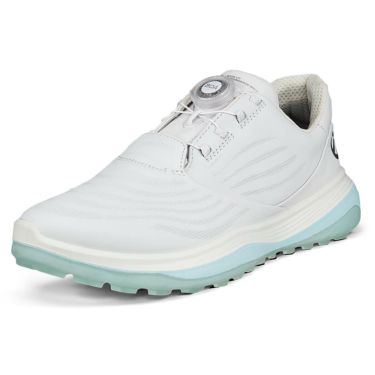 ecco エコー　LT1 BOA エルティーワン ボア　レディース スパイクレス ゴルフシューズ 132763 01007 WHITE