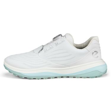 ecco エコー　LT1 BOA エルティーワン ボア　レディース スパイクレス ゴルフシューズ 132763 01007 WHITE　詳細1