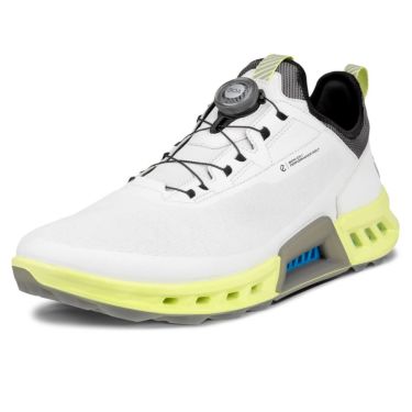 ecco エコー　BIOM C4 BOA バイオム C4 ボア　メンズ スパイクレス ゴルフシューズ 130424 11007 WHITE