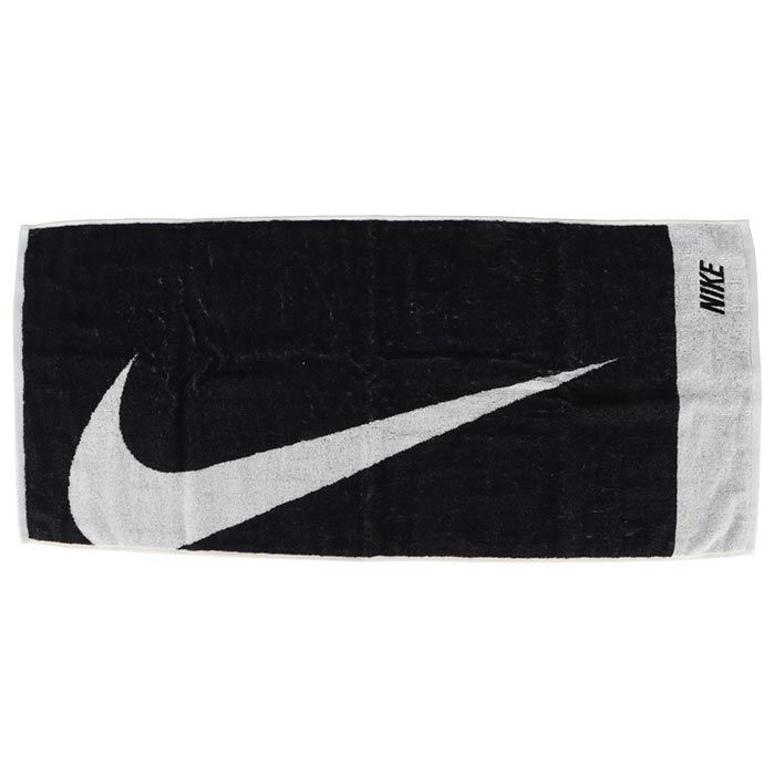 ナイキ NIKE　ジャガードタオル ミディアム TW2522 189 ホワイト/ブラック/ホワイト ホワイト/ブラック/ホワイト