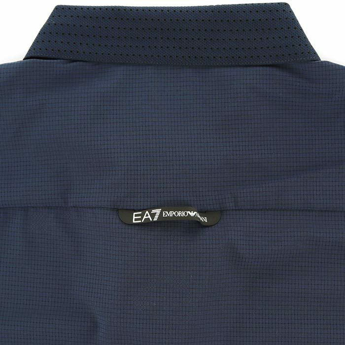 エンポリオ アルマーニ EA7　メンズ GOLF PRO VENTUS7 テクニカルファブリック 生地切替 半袖 ドットメッシュ衿 ポロシャツ 3DPF14 PJMLZ　2024年モデル 詳細5