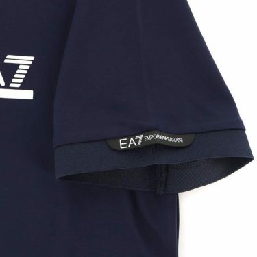 エンポリオ アルマーニ EA7　メンズ ストライプデザイン 半袖 フライフロント ポロシャツ 3DPF27 PJUIZ　2024年モデル 詳細5